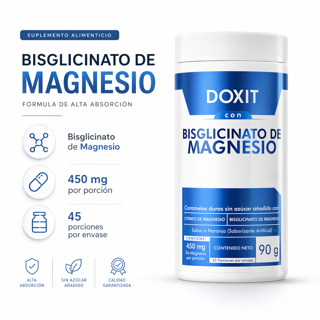Bisglicinato De Magnesio DOXIT